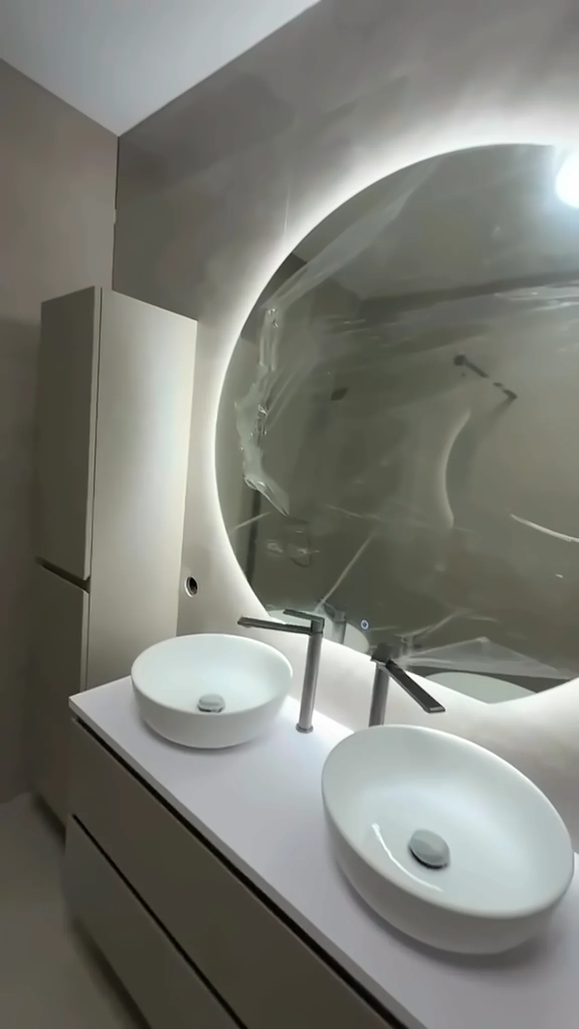 QA Renovatie: badkamer beige