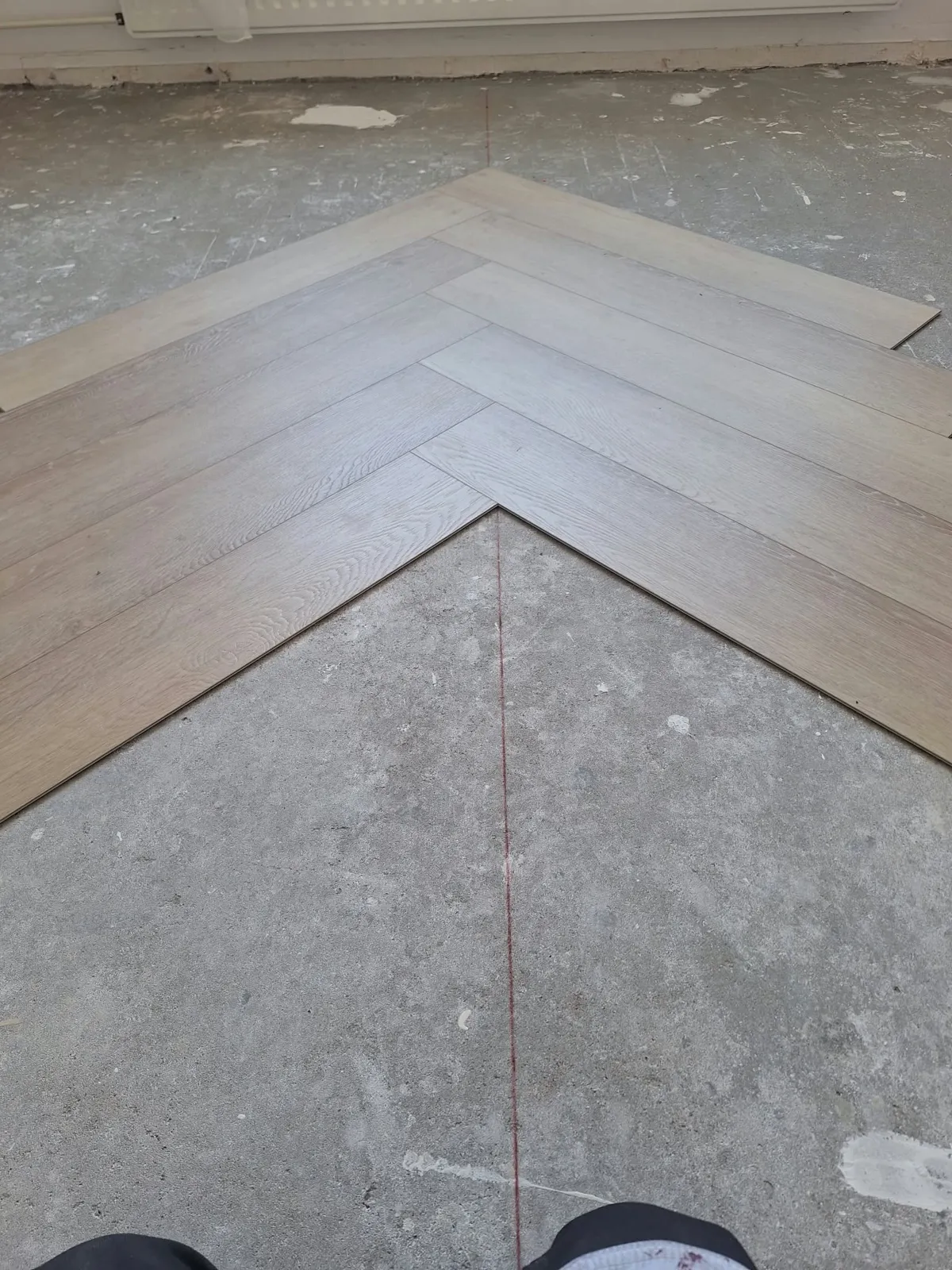 QA Renovatie: PVC visgraat licht uitzetten